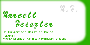 marcell heiszler business card